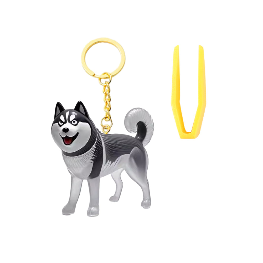 Memorial Dog Hair Keepsake with Keychain and Hair Pickup for Pet Owner