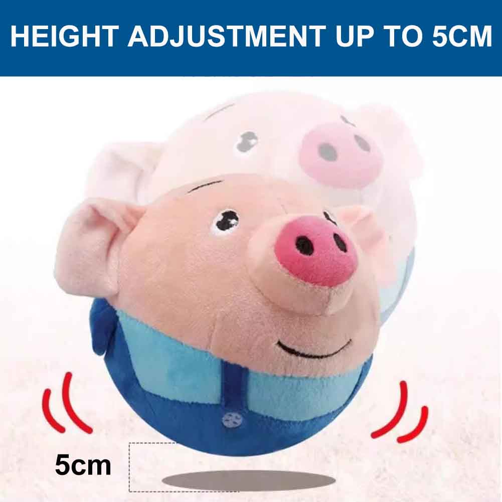 Active Moving Pet Plush Toy with Pop Songs& Recording Mode to Keep Dogs Busy
