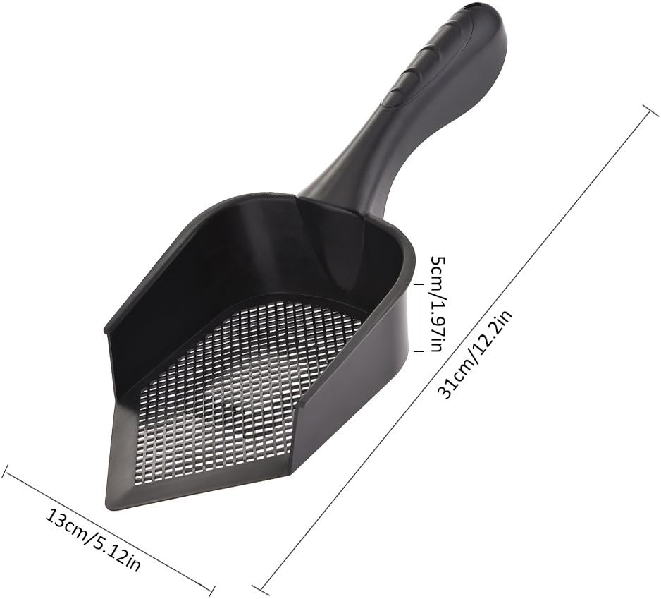 Awpland Cat Litter Scoop with Handle for Easy Sifting and Clean All Cat Litter Box
