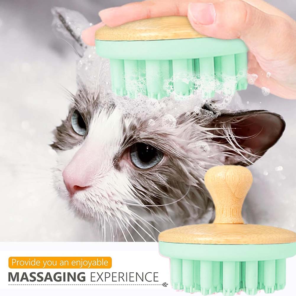Cepillo para el baño y aseo de perros de pelo largo y corto, perros medianos y grandes, gatos, conejos