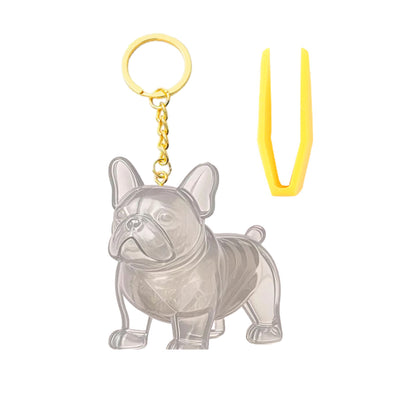 Memorial Dog Hair Keepsake with Keychain and Hair Pickup for Pet Owner