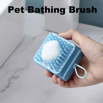 Cepillo de ducha colgante para perros Awpland con mango para bañarlos y quitarles el pelo