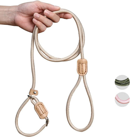 5.5FT Strong Nylon Dog Leash with Comfortable Handle for Large, Medium & Small Dogs
