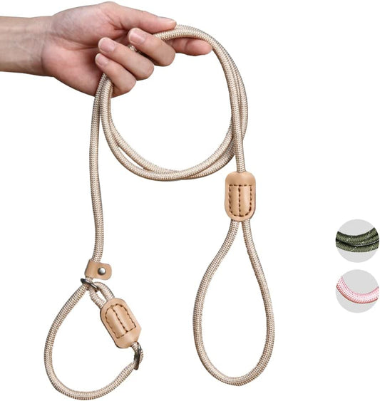 5.5FT Strong Nylon Dog Leash with Comfortable Handle for Large, Medium & Small Dogs